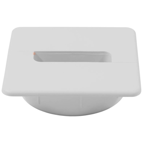 Przepust kablowy kwadratowy Przelotka 94x94mm Plastwin biały