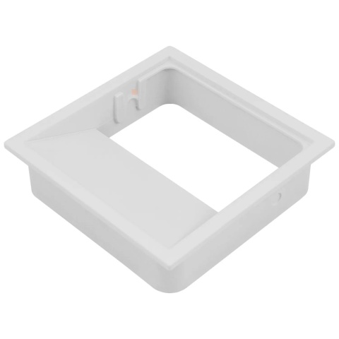 Przepust kablowy plastikowy kwadratowy Plaswire 85x85mm Biały