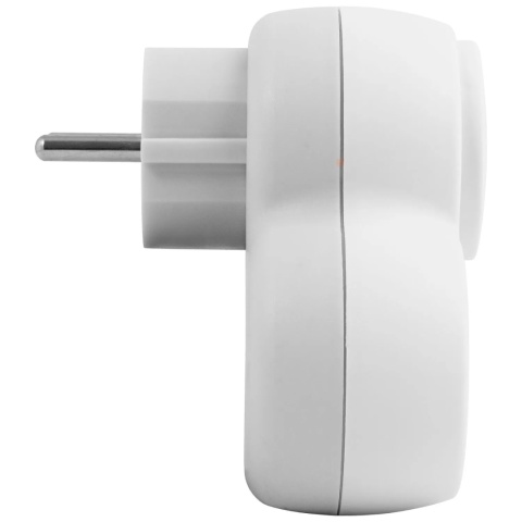 Rozgałęźnik trójkątny 2 gniazda 16A z wyłącznikiem Bemko