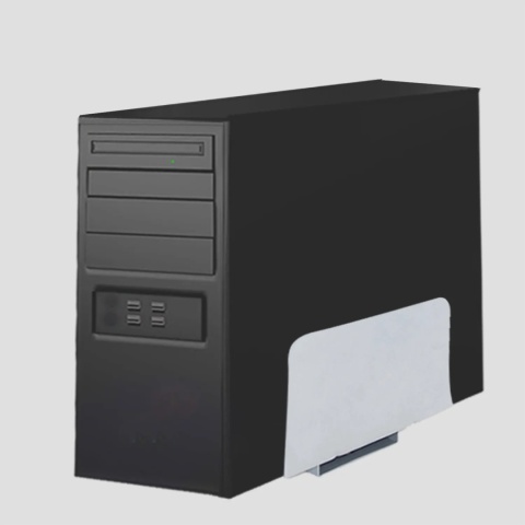 Uchwyt wspornik na komputer Aluminium Emuca