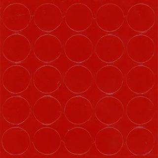 Zaślepki samoprzylepne fi 14mm 110 Czerwony FOLMAG