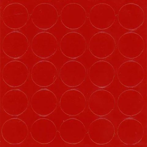 Zaślepki samoprzylepne fi 14mm 110 Czerwony FOLMAG