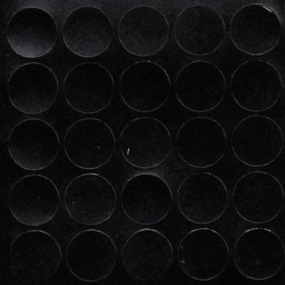 Zaślepki samoprzylepne fi 14mm 324 Czarny struktura FOLMAG