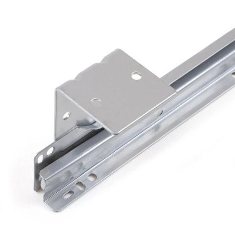 Zestaw prowadnic pod klawiaturę Aluminium Emuca