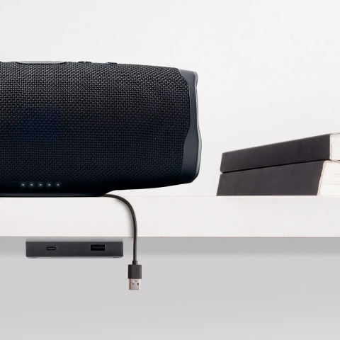 Złącze USB A i C do ładowania LINKY wpuszczane lub natynkowe Emuca