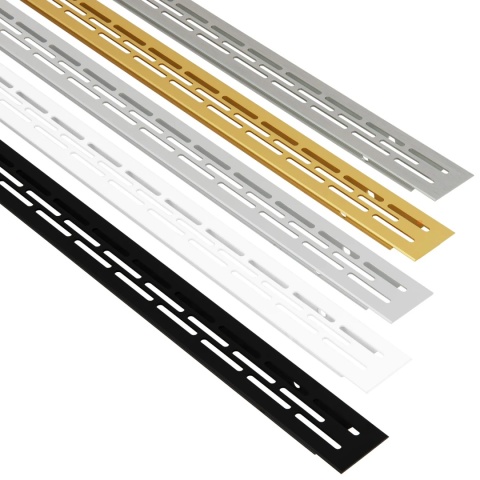 Kratka wentylacyjna do mebli 23×375 Aluminium LEBA