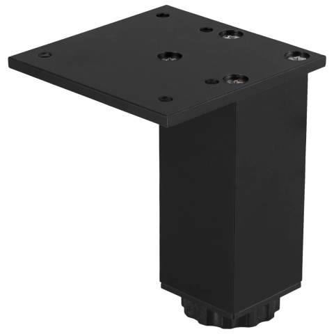 Noga Nóżka meblowa NC221 kwadratowa h-100 czarna Amix