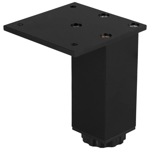 Noga Nóżka meblowa NC221 kwadratowa h-100 czarna Amix