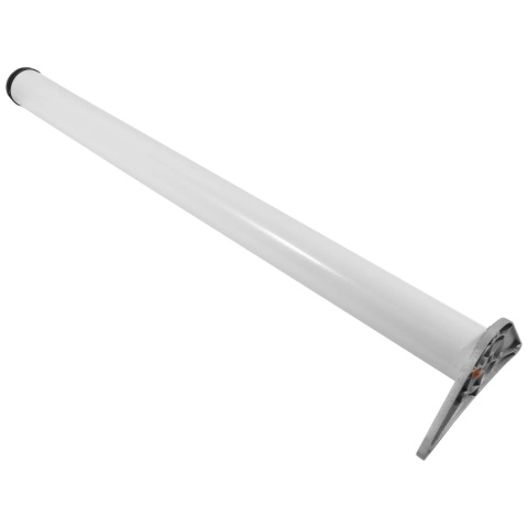 Noga meblowa do stołu H-1100 fi 60mm Biała