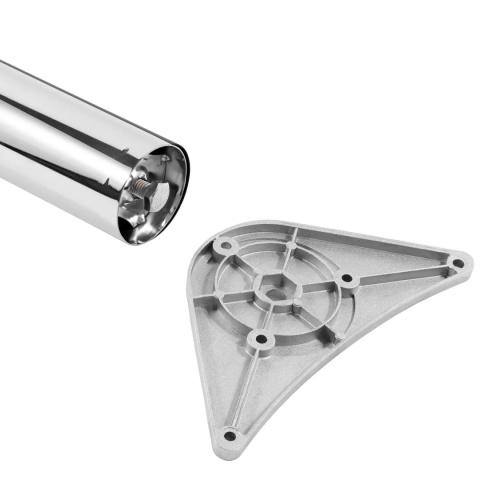 Noga meblowa do stołu H-710 fi 60mm Chrom 4szt Zestaw