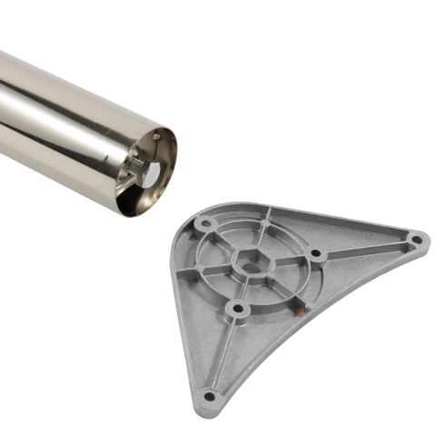Noga meblowa do stołu H-820 fi 60mm Inox
