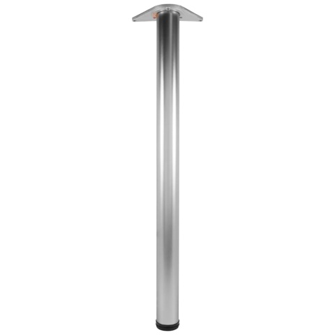 Noga meblowa do stołu H-820 fi 60mm Mat