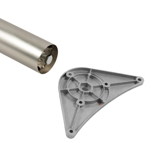 Noga meblowa do stołu H-820 fi 60mm Satyna