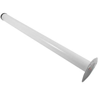 Noga meblowa do stołu STEP H-1100 fi 60mm Biała