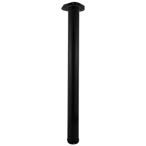Noga meblowa do stołu STEP H-1100 fi 60mm Czarna