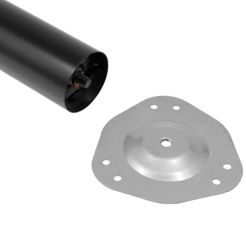 Noga meblowa do stołu STEP H-1100 fi 60mm Czarna