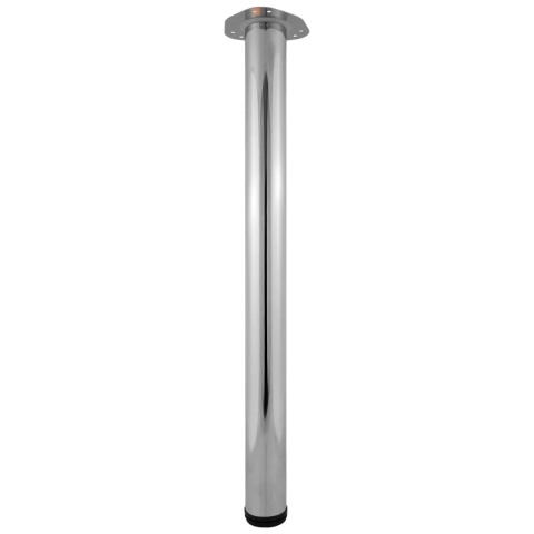 Noga meblowa do stołu STEP H-710 fi 60mm Chrom