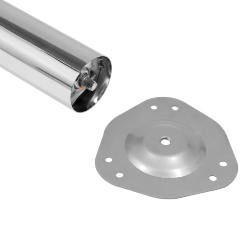 Noga meblowa do stołu STEP H-710 fi 60mm Chrom