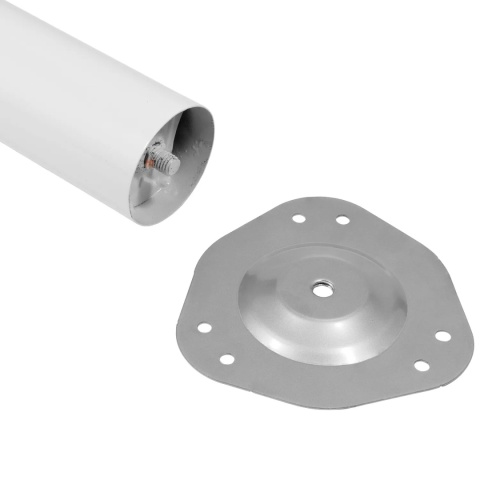 Noga meblowa do stołu STEP H-820 fi 60mm Biała