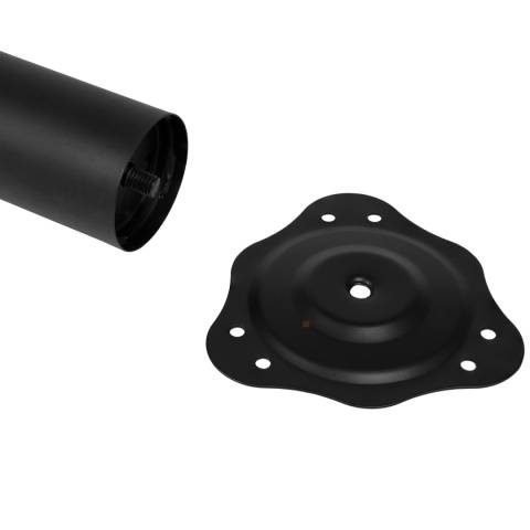 Noga meblowa do stołu STEP H-820 fi 60mm Czarna
