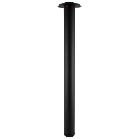 Noga meblowa do stołu STEP H-820 fi 60mm Czarna