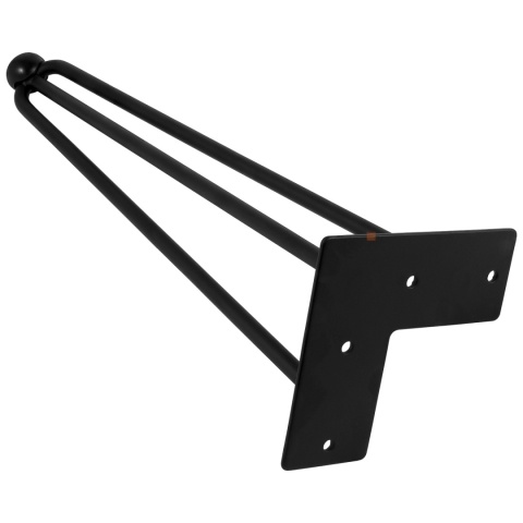 Noga meblowa hairpin Arto do stołu H-406 3 pręty fi 10mm GTV