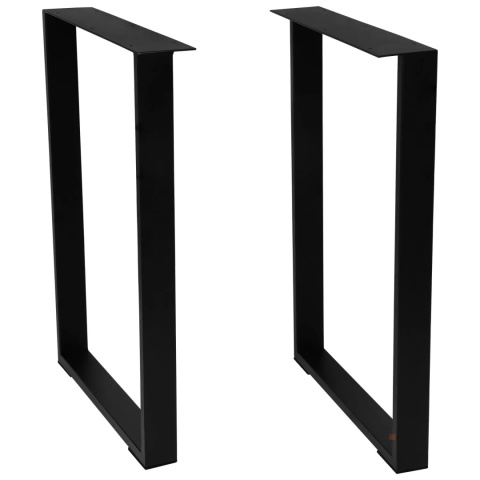 Nogi meblowe do stołu LOFT 720x500 rura 80x20 Leba