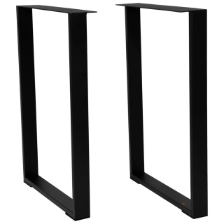 Nogi meblowe do stołu LOFT 720x600 rura 40x20 Leba