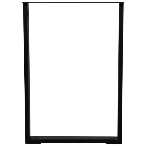 Nogi meblowe do stołu LOFT 720x600 rura 60x20 Leba