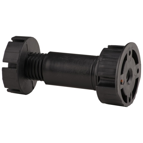 Nóżka meblowa kuchenna regulowana do cokołu h-100 Czarna