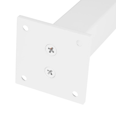 Nóżka meblowa kwadratowa 30x30 h-100 aluminiowa Biała