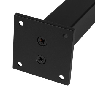 Nóżka meblowa kwadratowa 30x30 h-60 aluminiowa Czarna