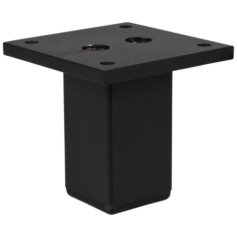 Nóżka meblowa kwadratowa 30x30 h-60 aluminiowa Czarna