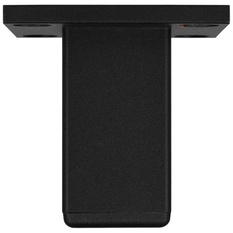 Nóżka meblowa kwadratowa 30x30 h-60 aluminiowa Czarna