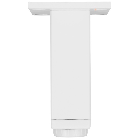 Nóżka meblowa kwadratowa regulowana 30x30 h-100 aluminiowa Biała