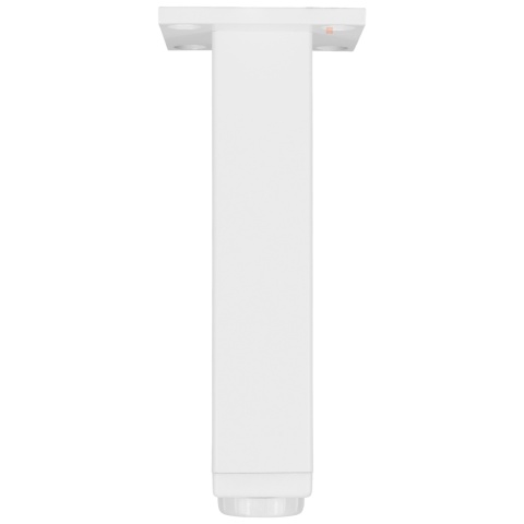 Nóżka meblowa kwadratowa regulowana 30x30 h-150 aluminiowa Biała