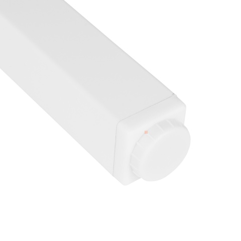 Nóżka meblowa kwadratowa regulowana 30x30 h-150 aluminiowa Biała