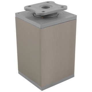Nóżka meblowa kwadratowa regulowana 60x60 h-100 aluminiowa Inox