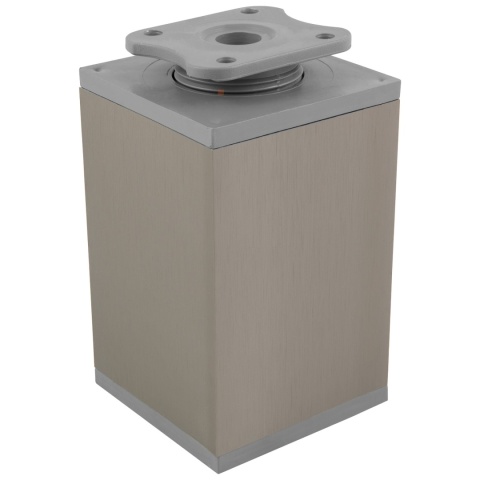 Nóżka meblowa kwadratowa regulowana 60x60 h-100 aluminiowa Inox