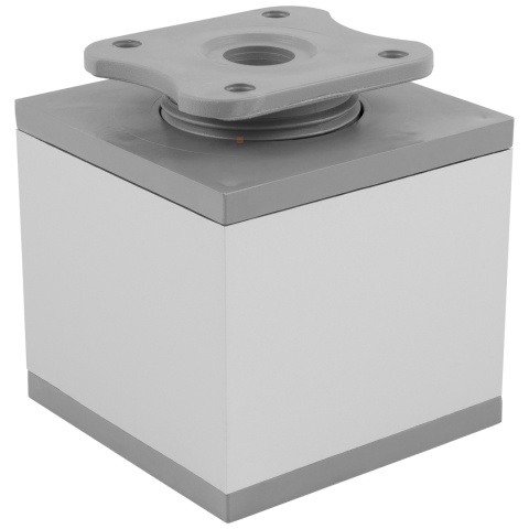 Nóżka meblowa kwadratowa regulowana 60x60 h-60 aluminiowa Aluminium