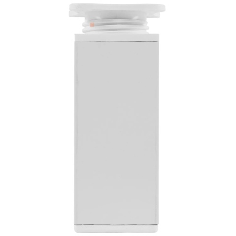 Nóżka meblowa kwadratowa regulowana h-80 aluminiowa Biała