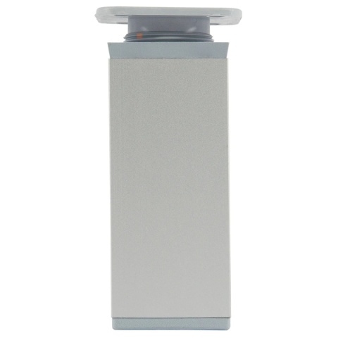 Nóżka meblowa okrągła regulowana h-100 aluminiowa Aluminium