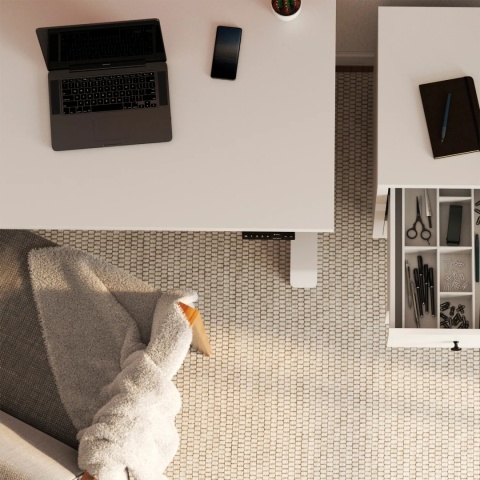 Biurko z regulacją wysokości stelaż stołu Futuro COMPACT Szary REJS