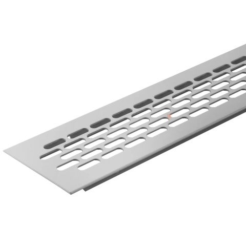 Kratka wentylacyjna pod lodówkę 60×245 Aluminium LEBA