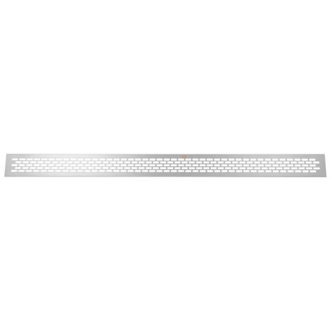 Kratka wentylacyjna pod lodówkę 60×800 Aluminium LEBA