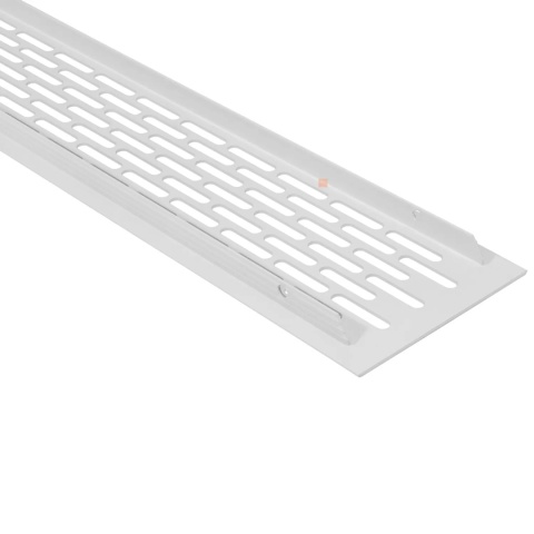 Kratka wentylacyjna pod lodówkę 80×480 Biała LEBA