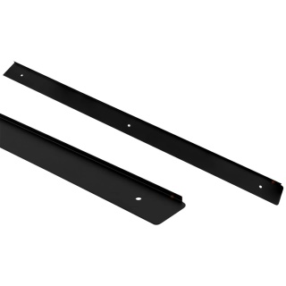 Listwa boczna do blatu kuchennego Prawa L-920mm 38mm Czarna LEBA