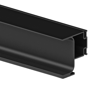 Profil pionowy boczny GOLA 2.55m do frontów bezuchwytowych - czarny