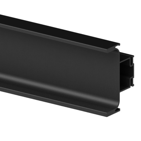 Profil pionowy środkowy GOLA 2.55m do frontów bezuchwytowych - czarny