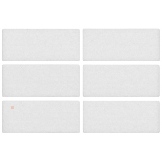 Samoprzylepne podkładki filcowe pod meble 25x60 mm - 6szt - Białe